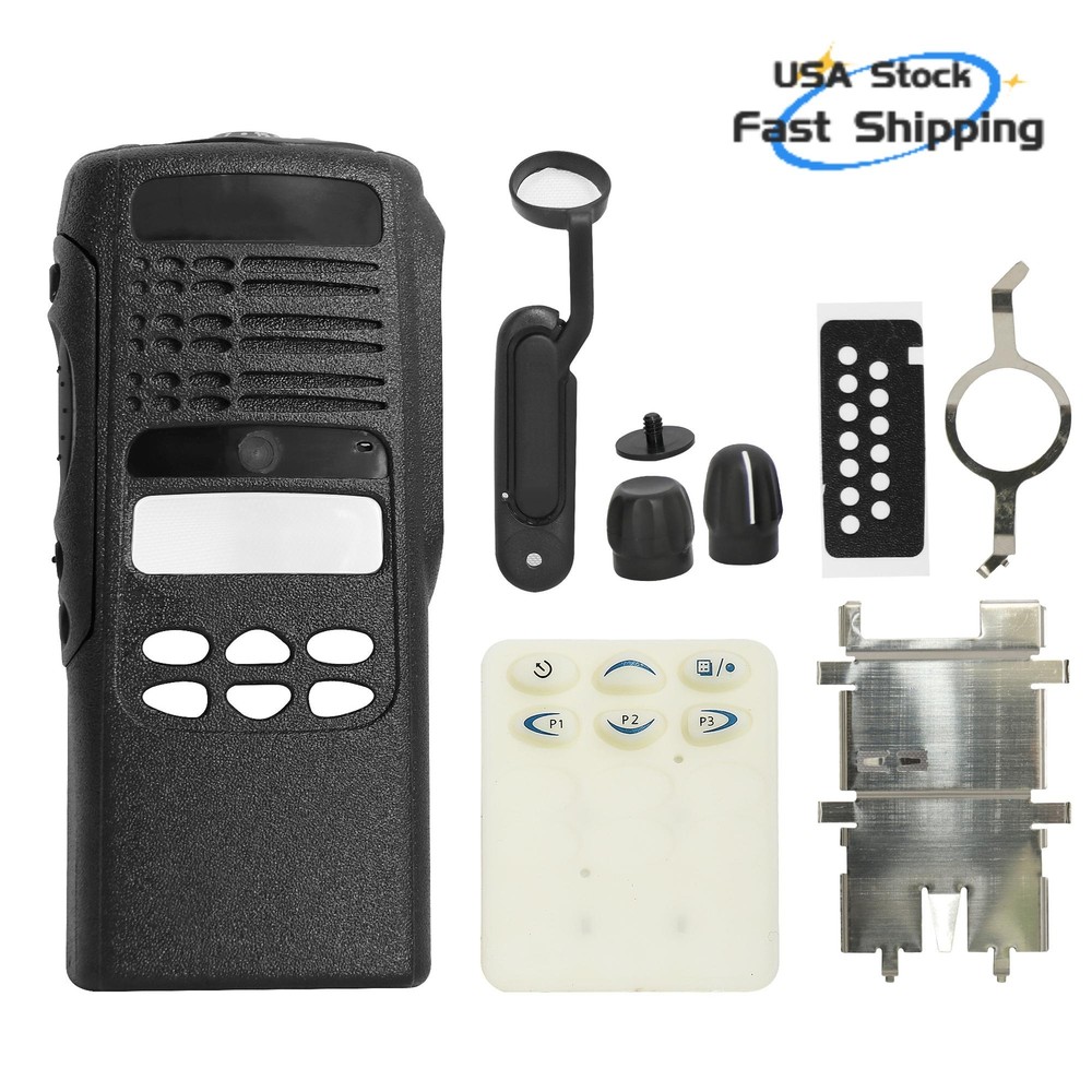 Black Front Housing Case Replacement for HT1250 HT Handheld Radio