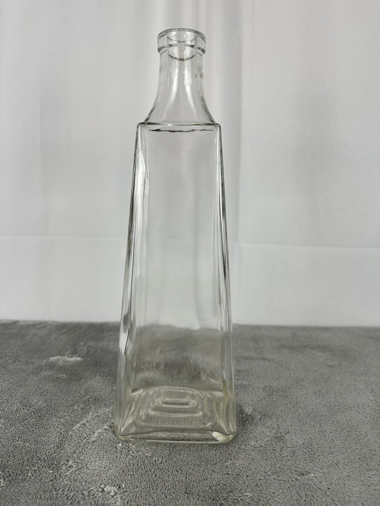Tall Vintage Clear Bottle