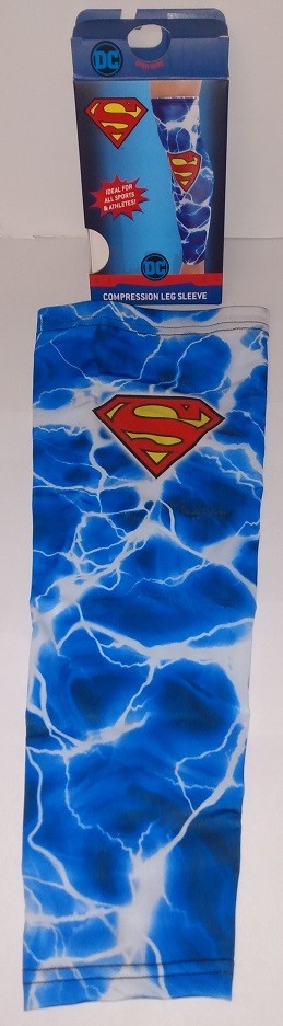 Athletic Compression Leg Sleeves 1-Pair DC Comics SUPERMAN - Medium FAST SHIP