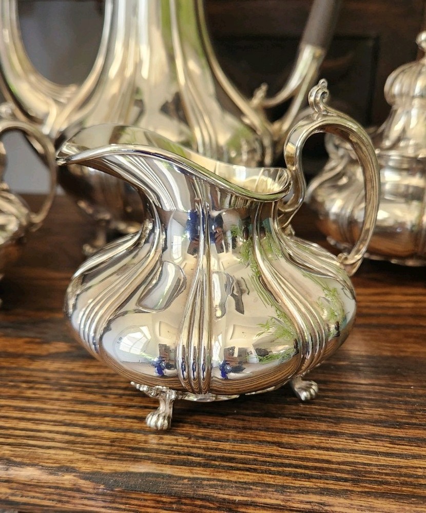 Pairpoint Silverplate 4 Piece Coffee/Tea Set #130