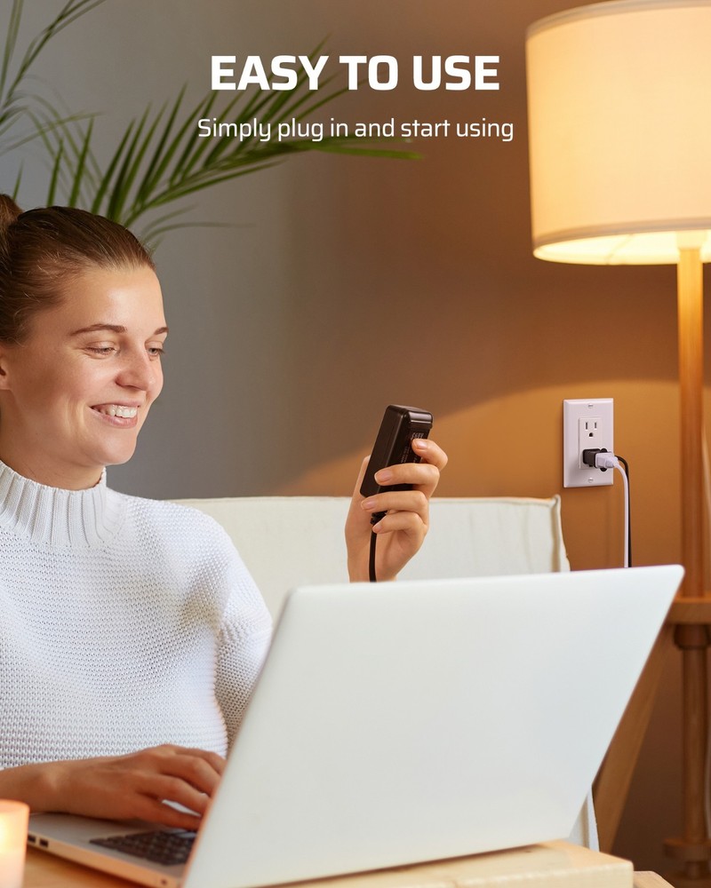 DEWENWILS Plug in Dimmer Switch for Lamp, Dimmable LED/CFL Lights