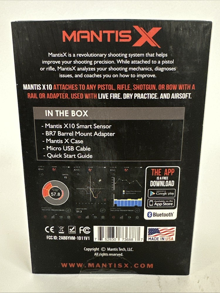 NEW Mantis X10 Elite Shooting Performance System |Dry Fire Training System