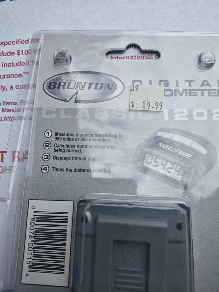 Brunton PED 1202 Digital Pedometer Calorie & Step Counter