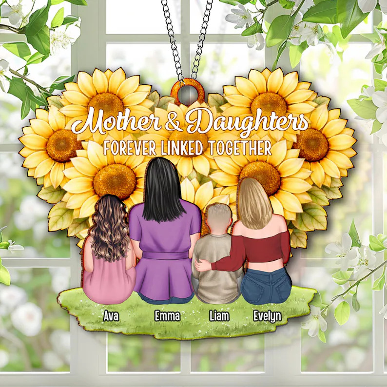 Personalized Mom Gift Suncatcher Acrylic