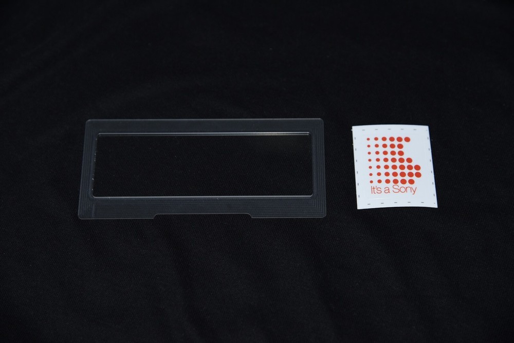 Replacement Window plus Sticker for Sony WM-D6C WM-D6 Walkman Cassette Player