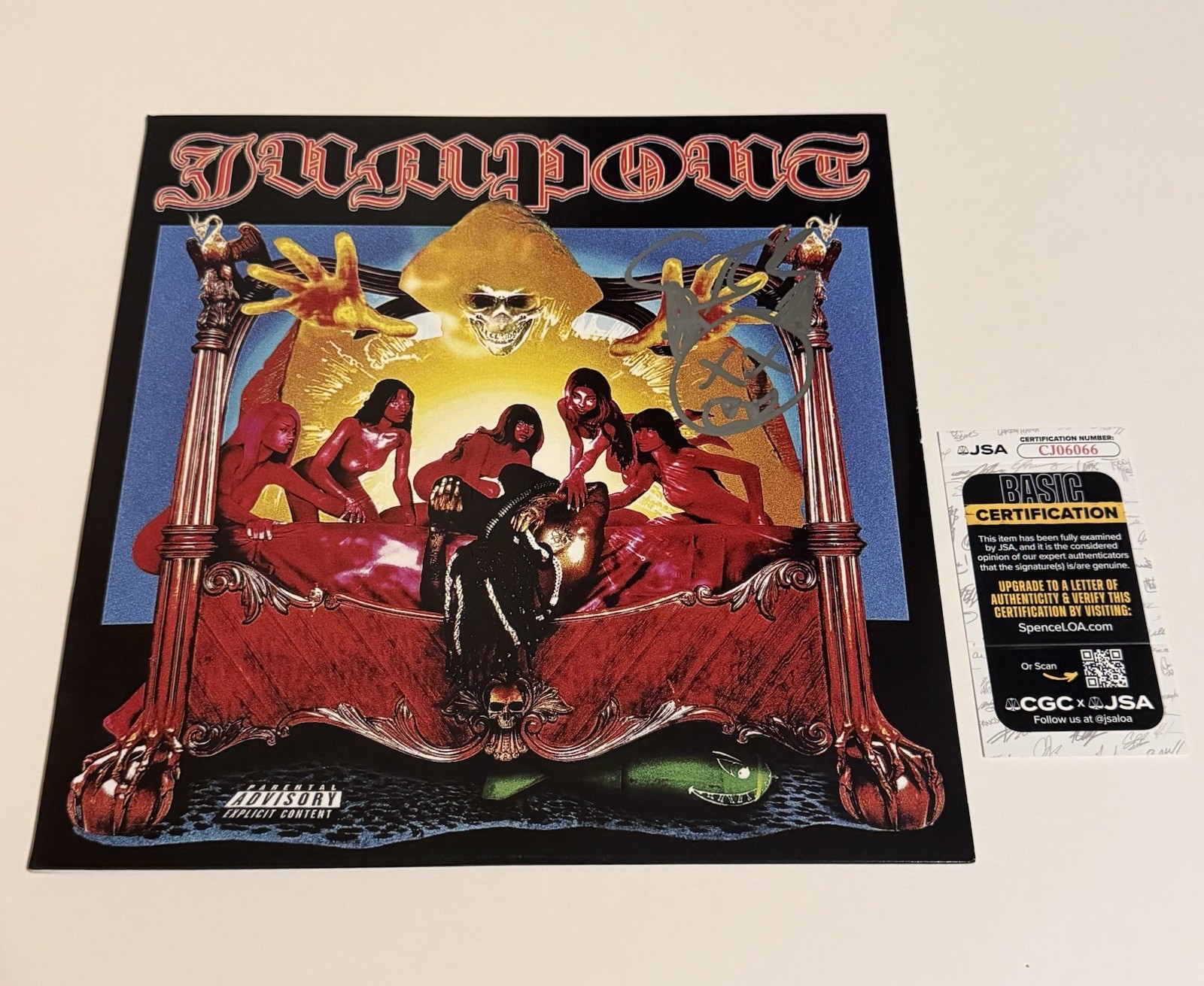 OSAMASON RAPPER SIGNED JUMP OUT VINYL RECORD ALBUM AUTOGRAPHED LIL O + JSA COA