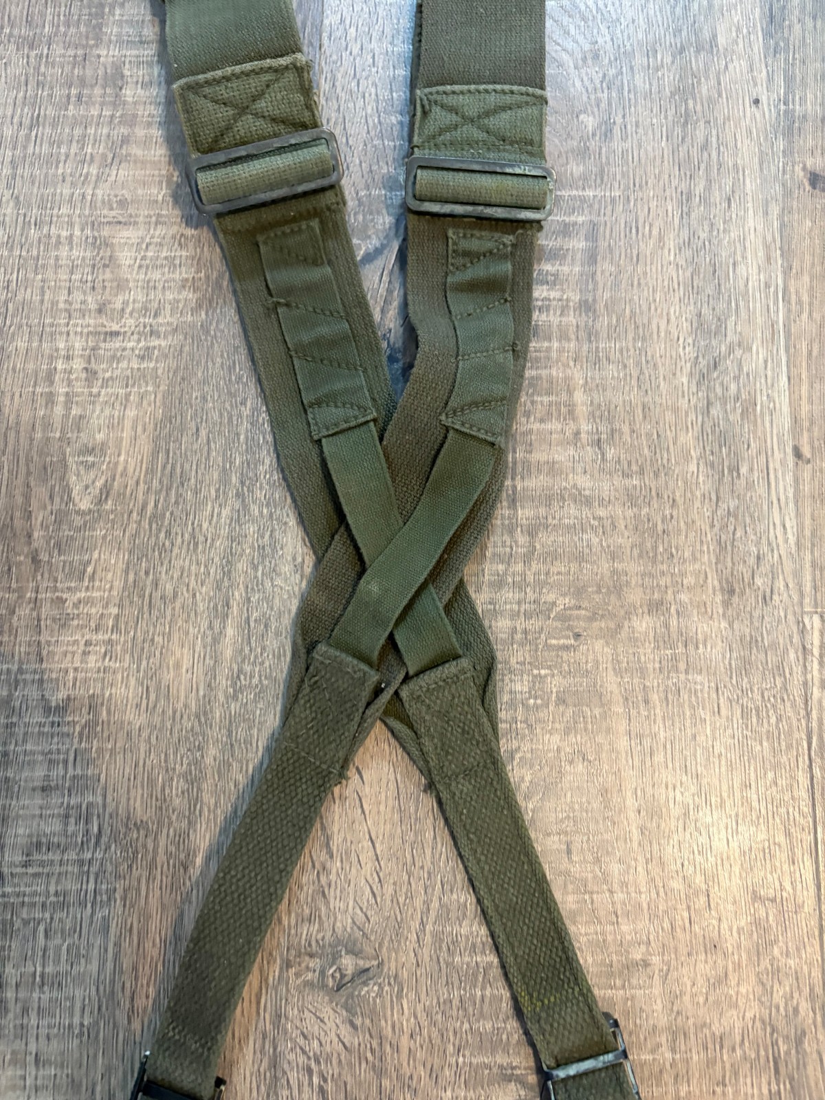 US Army M1945 Combat Field Pack Suspenders WWII