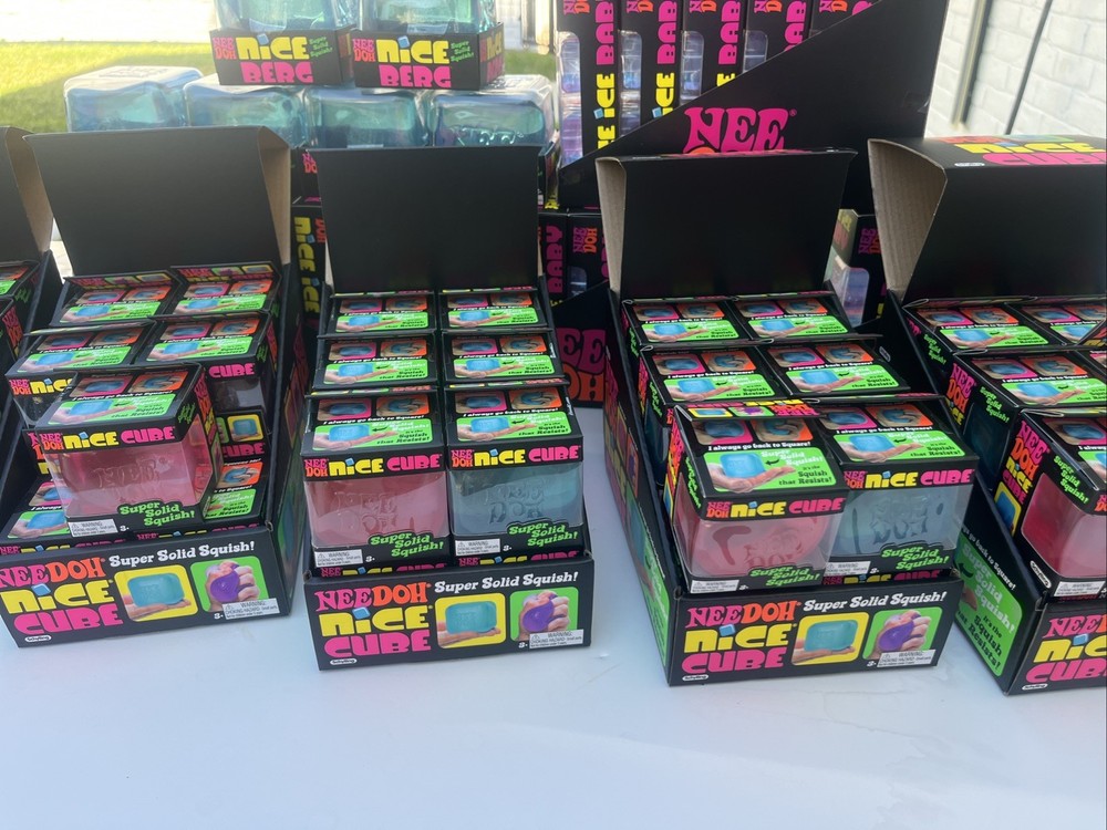 Nee Doh Nice Cube - Super Solid Squish! 🔥GENUINE🔥FREE SHIPPING