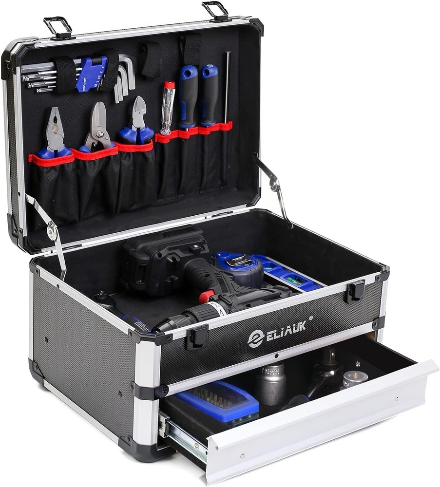 Tool Box Portable Tool Box with drawer Tool Storage Box Organizer Garage HOT