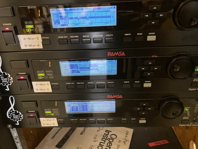 Ramsa WZ-DE40 digital EQ Processing Unit