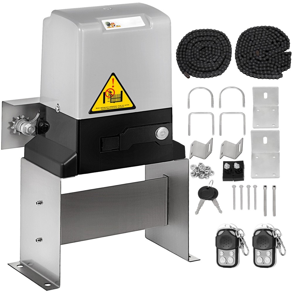 VEVOR Motor Powered Automatic Sliding Gate Opener + Remote Controllers