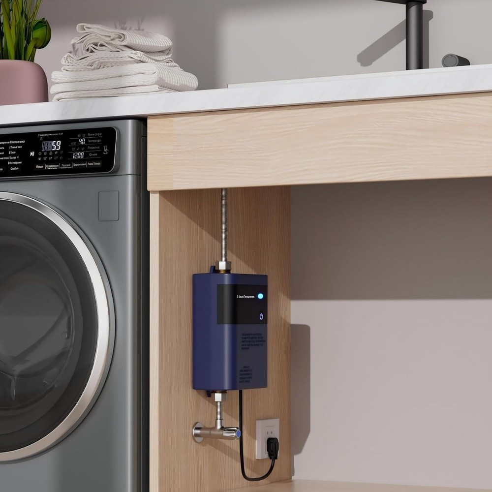 3000W Tankless Water Heater 110V, Electric Instant Hot Water Heater Under Sink,