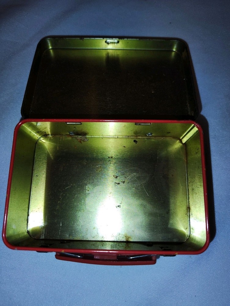 Empty Necco Mary Jane Candies Mini Lunch Box Tin 2007