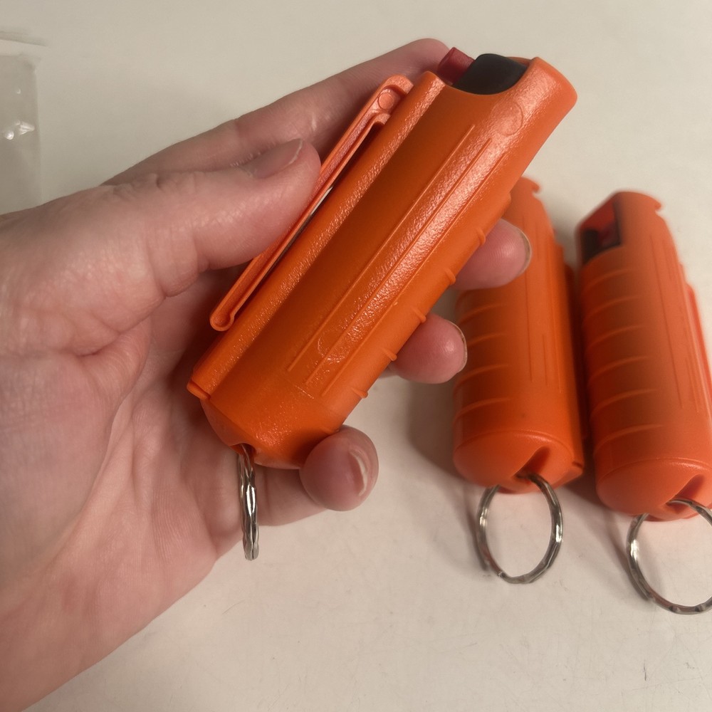 3-Pepper Spray Keychains New