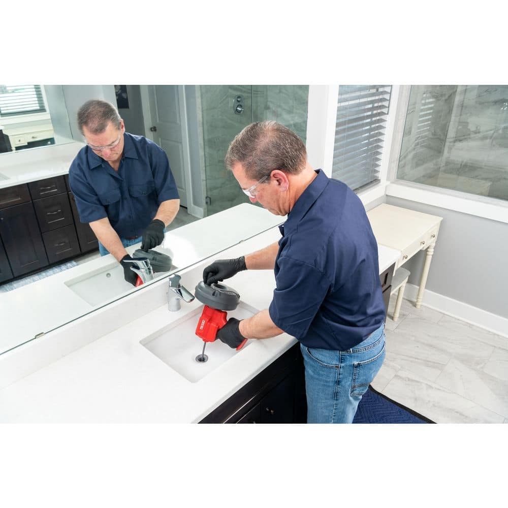 RIDGID EZ SPIN Drain Cleaning Snake Auger