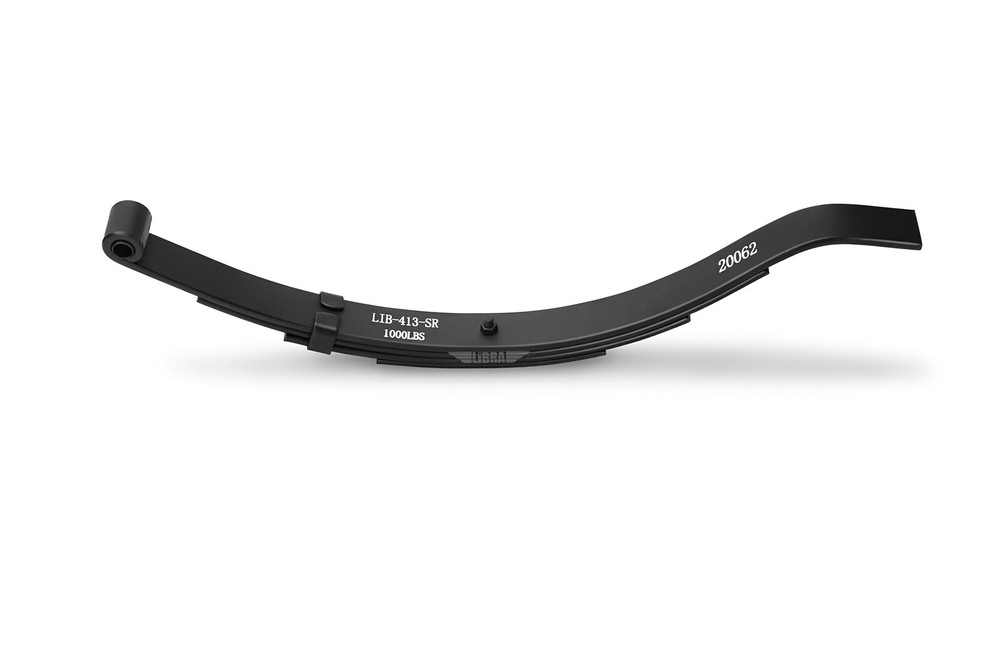 LIBRA Trailer Leaf Spring 4 Leaf Slipper 1000lb Cap for 2000lb Axle & U Bolt Kit