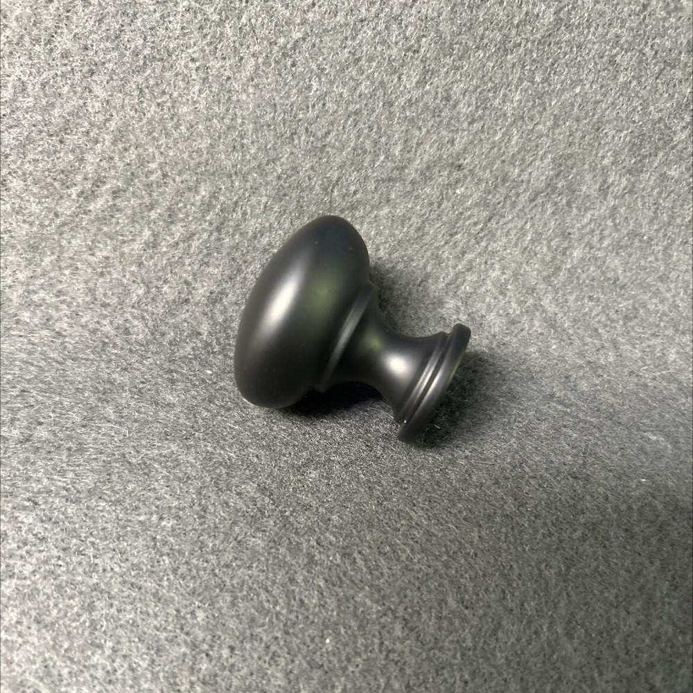 1-3/16" Atlantic Knob Flat Black