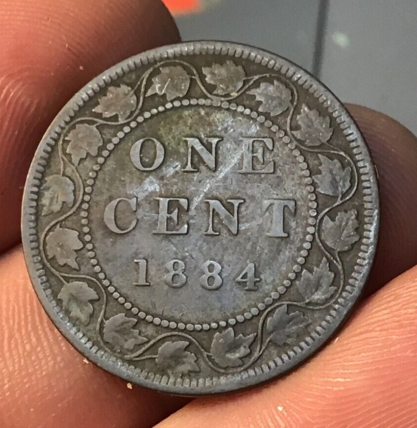 1884 Canada Large Cent, Low Mintage Date