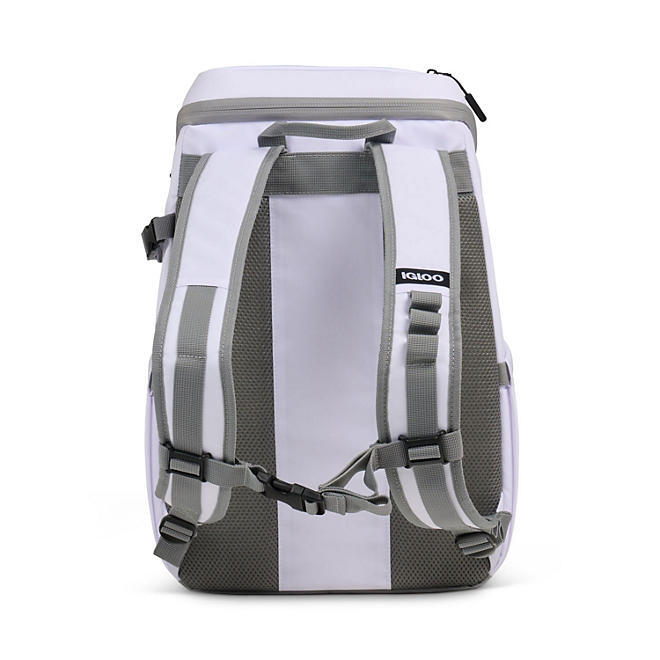 IGLOO MARINE BACKPACK Soft Side Cooler Zippered Pockets Cell Touchscreen Window