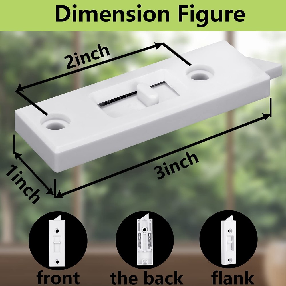 Window Latch Locks Parts and Hardware Tilt Plastic White
