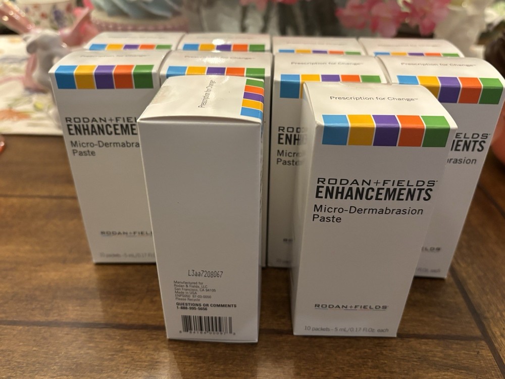 Rodan + Fields Enhancements Microdermabrasion Paste 10 Packets Sealed NIB!
