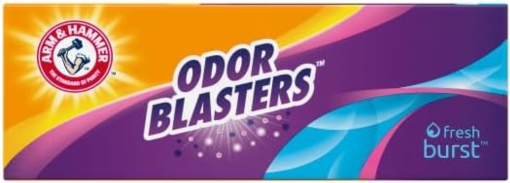 Odor Blaster Dryer Sheets - Fresh Burst, 120 Count for Softness & Static Control