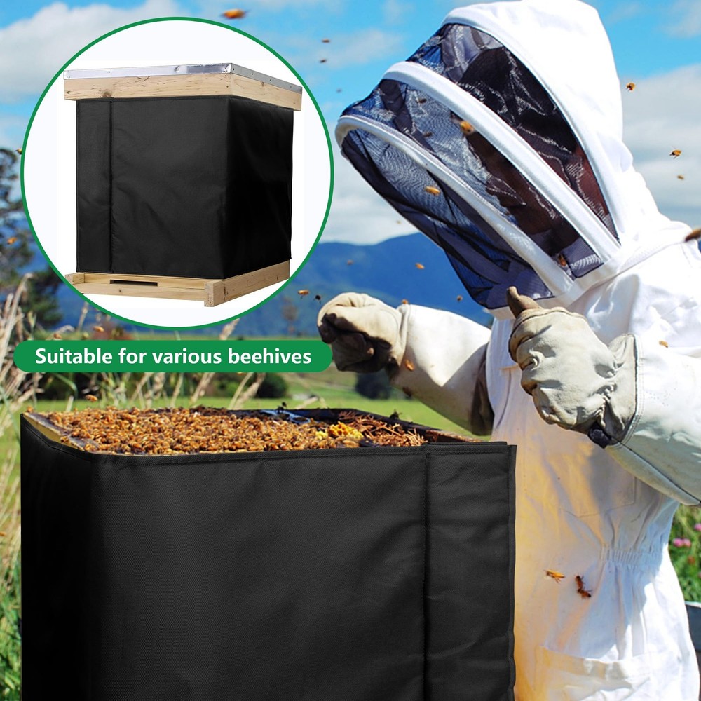 codree 8 Frame Winter Bee Hive Wrap- 1 1 Deep Box & 1 Medium Box, 8