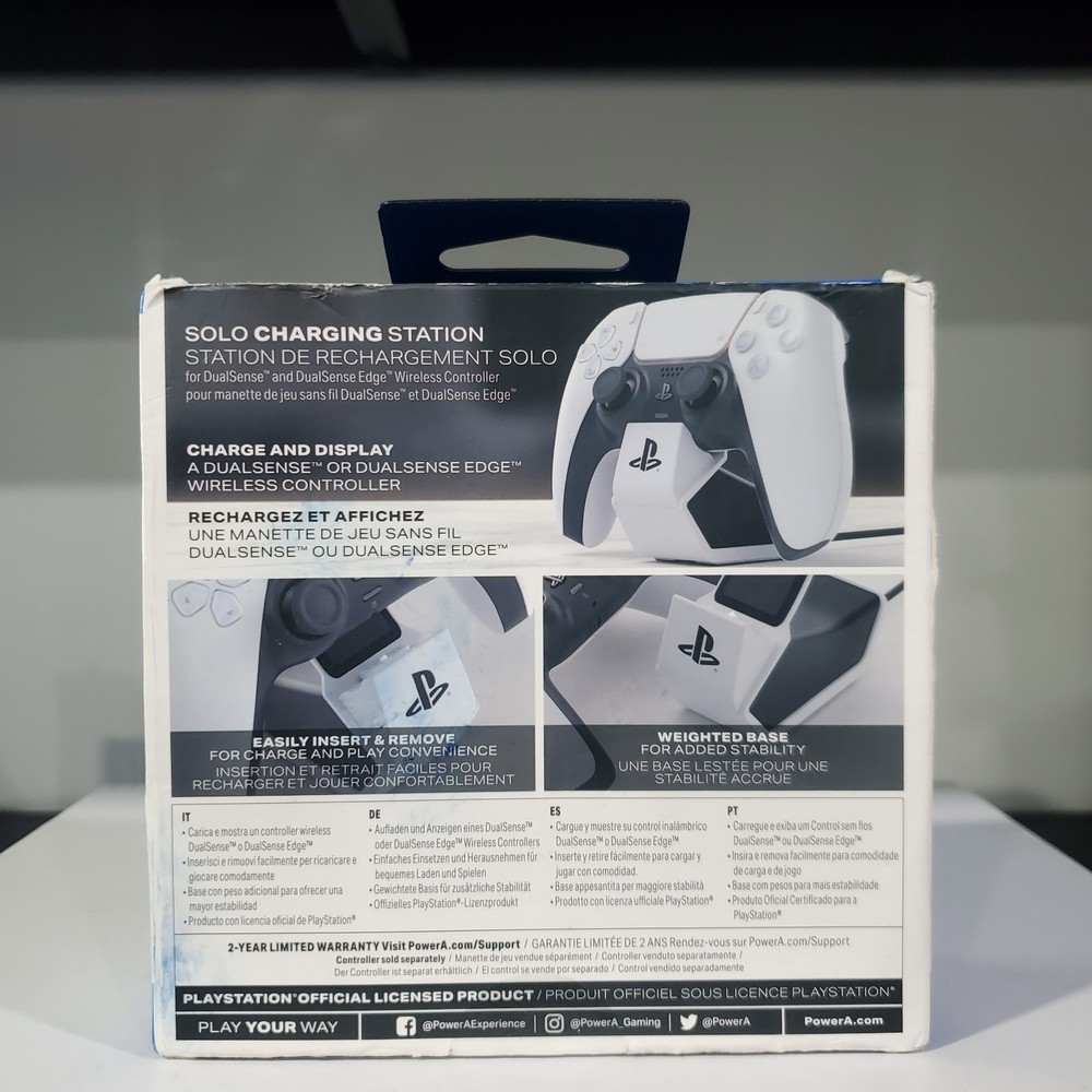 PS5 - POWER A SINGLE CHARGE DOCK (WHITE)