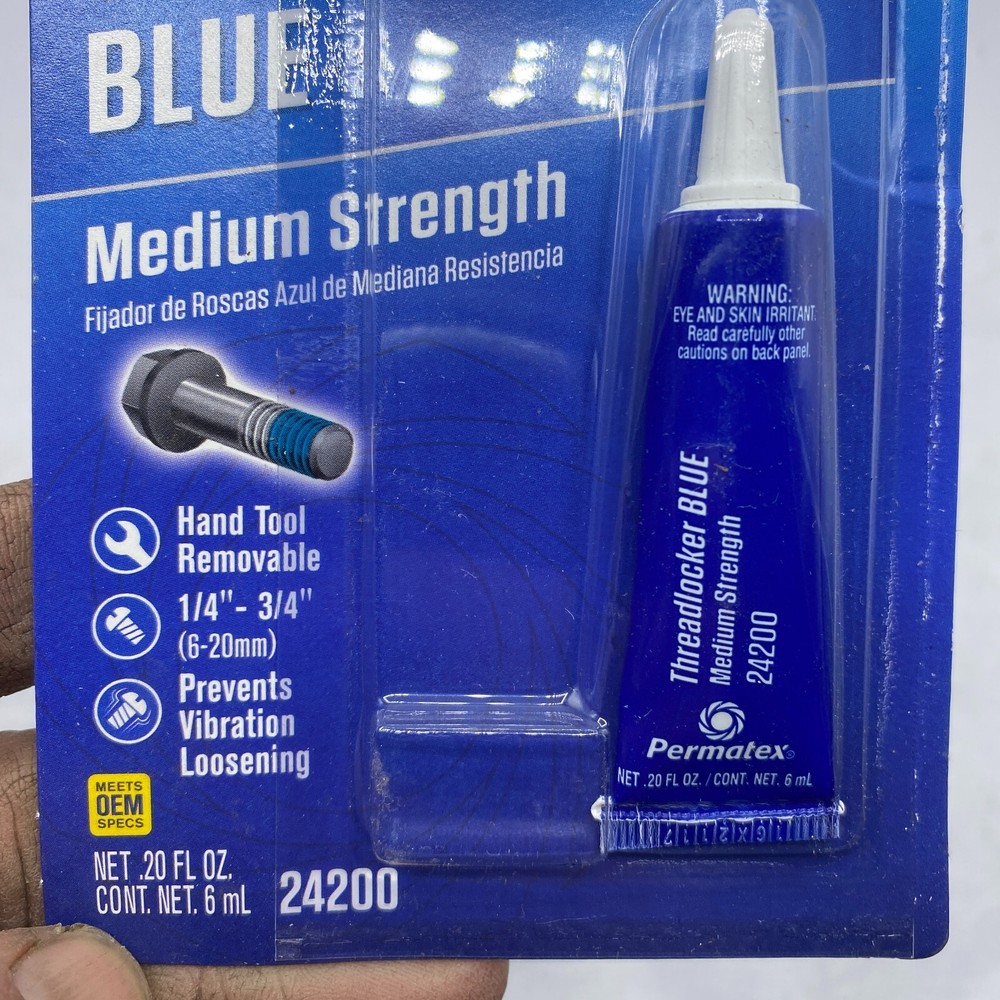 PERMATEX Threadlocker Blue Medium Strength 1/4-3/4" 24200 ⭐