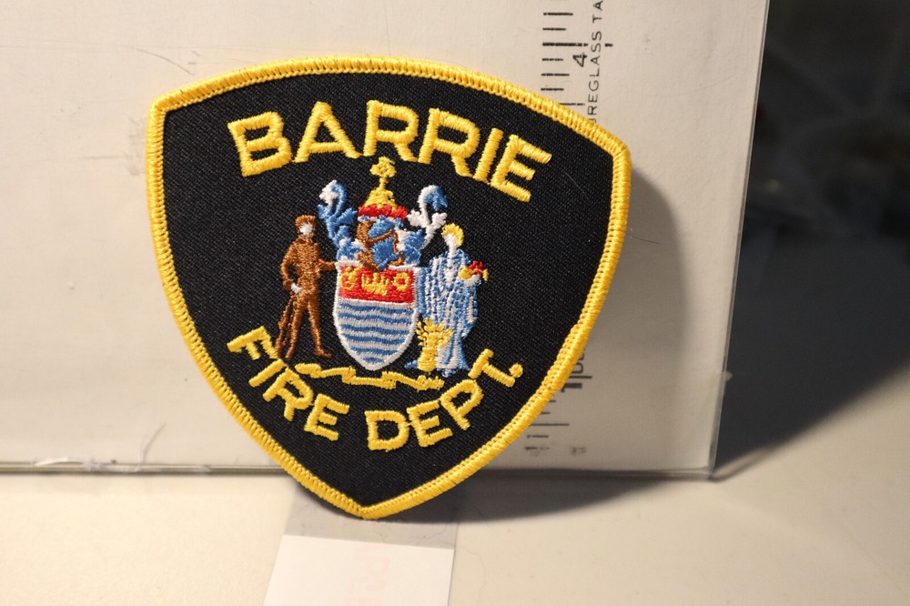 fire patch  BARRIE FIRE DEPT ONTARIO CANADA