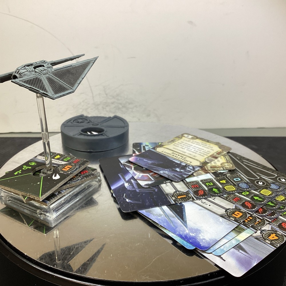 Star Wars X-wing- TIE Striker ship and cards MS12712