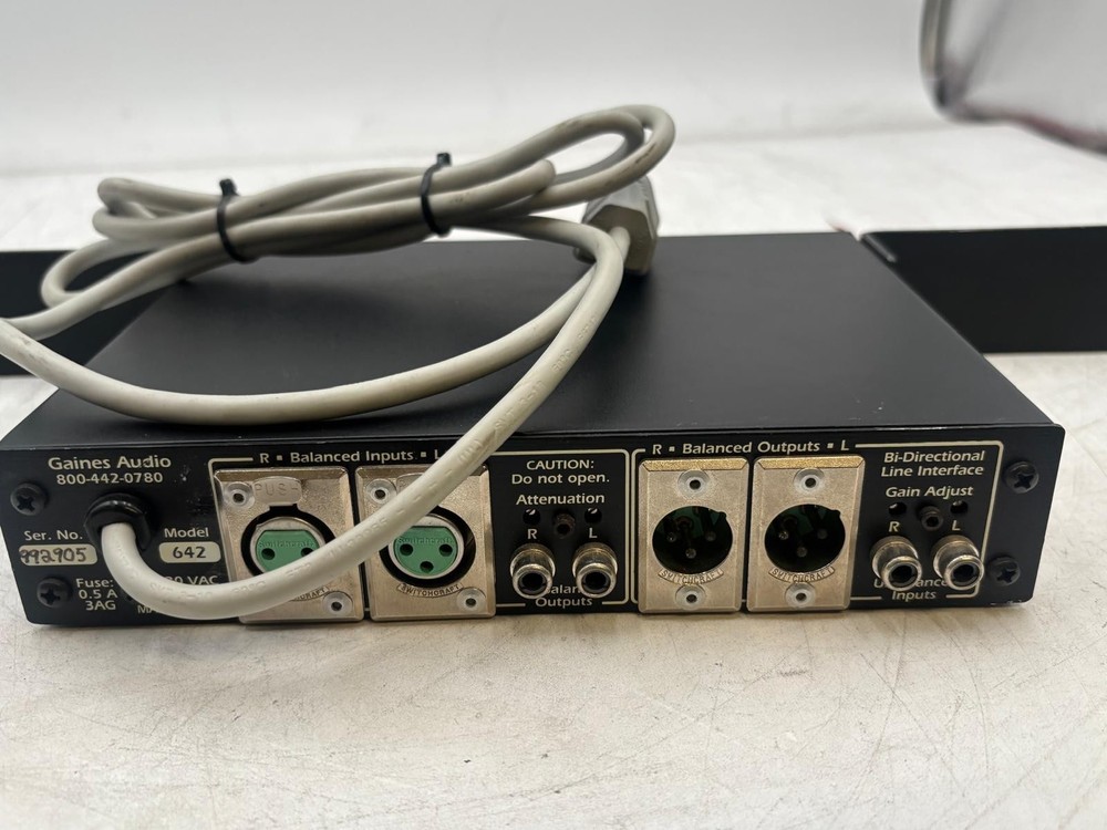 Gaines Audio 642 Balanced Line Interface w/ Rack Ears