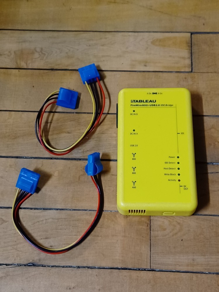 Tableau Ultrablock IDE Bridge Model T5 -Firewire 800 + USB 2.0