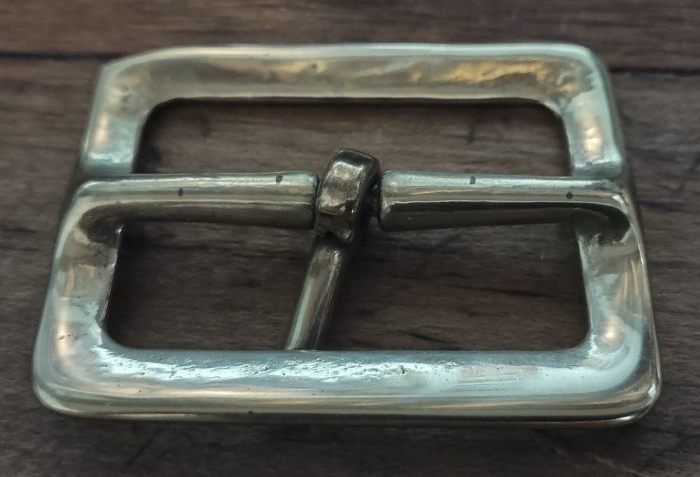 1 3/4" Solid Brass Square Middle Bar Belt Buckle 44mm