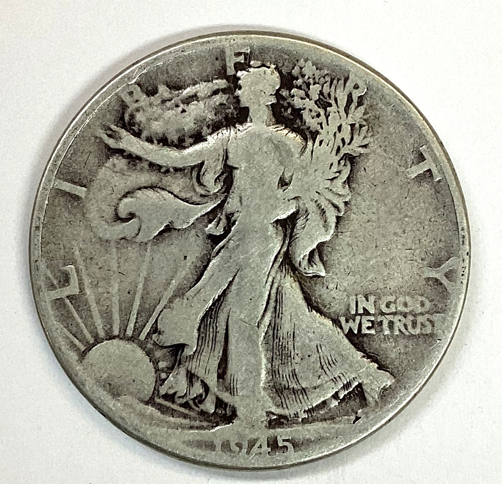 1945 Walking LIberty Half