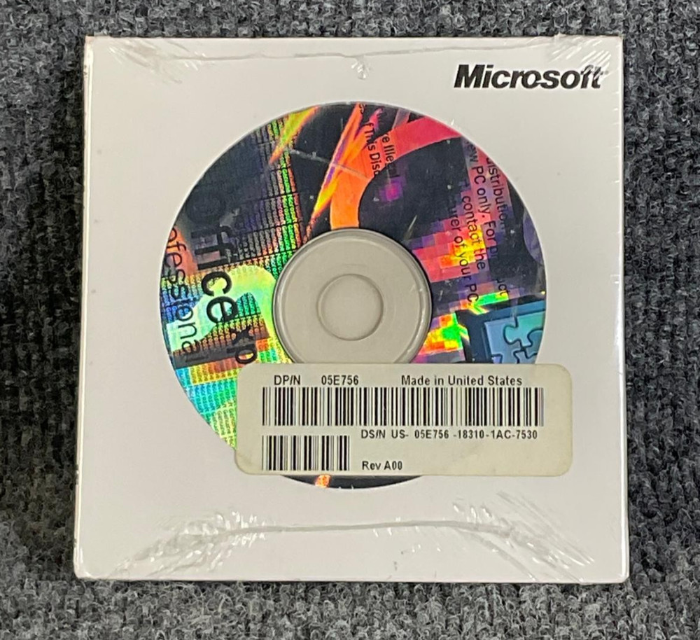 Microsoft Office XP Professional CD Disc Set With Publisher - New