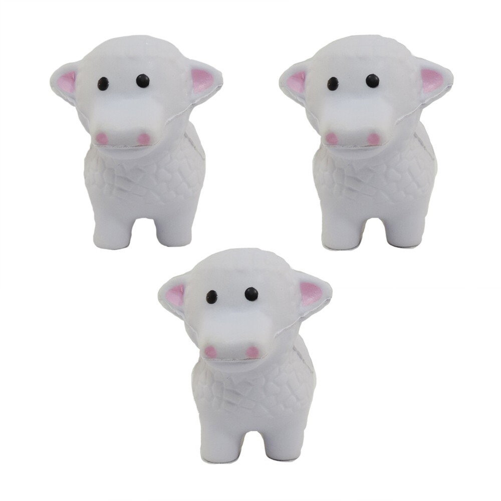 Three Stress Relief Squeezable Foam Sheep (3)