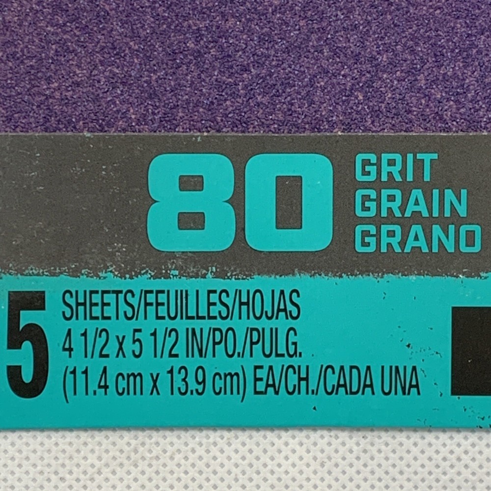 3M 27363 PACK (5) SHEETS ADHESIVE MEDIUM GRIT SANDPAPER 5985940