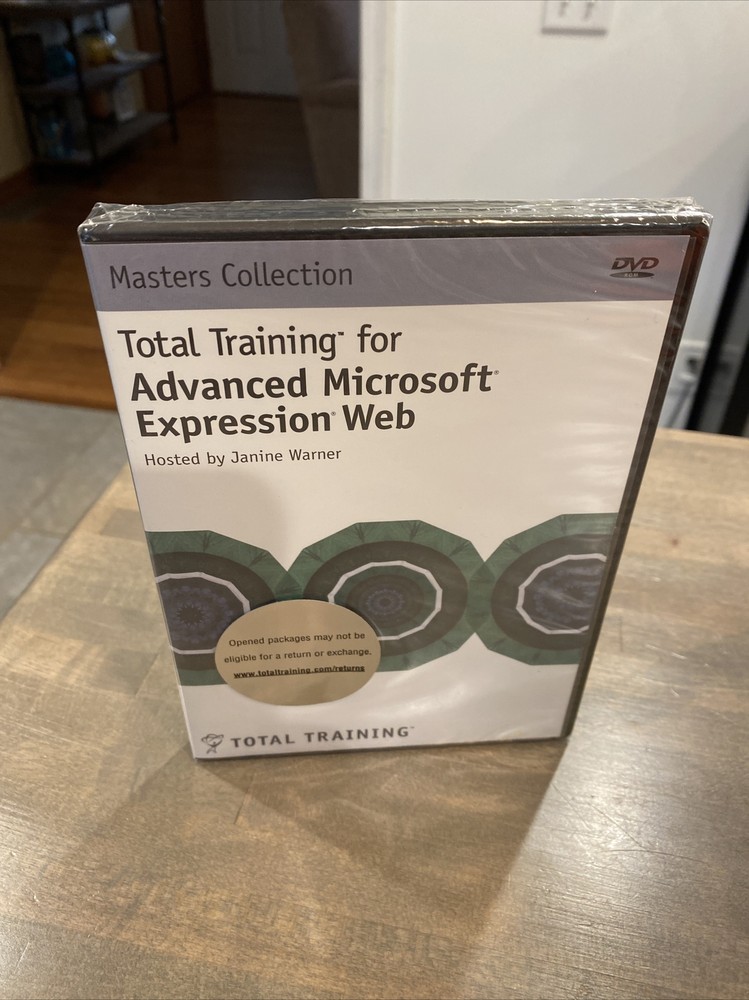 Advanced Microsoft Expression Web Total Training (DVD) Brand new sealed￼
