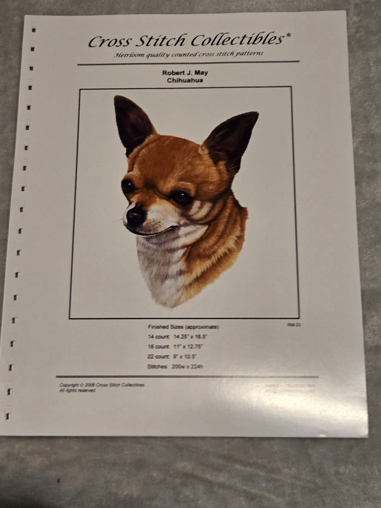 Cross Stitch Collectibles Pattern Chihuahua