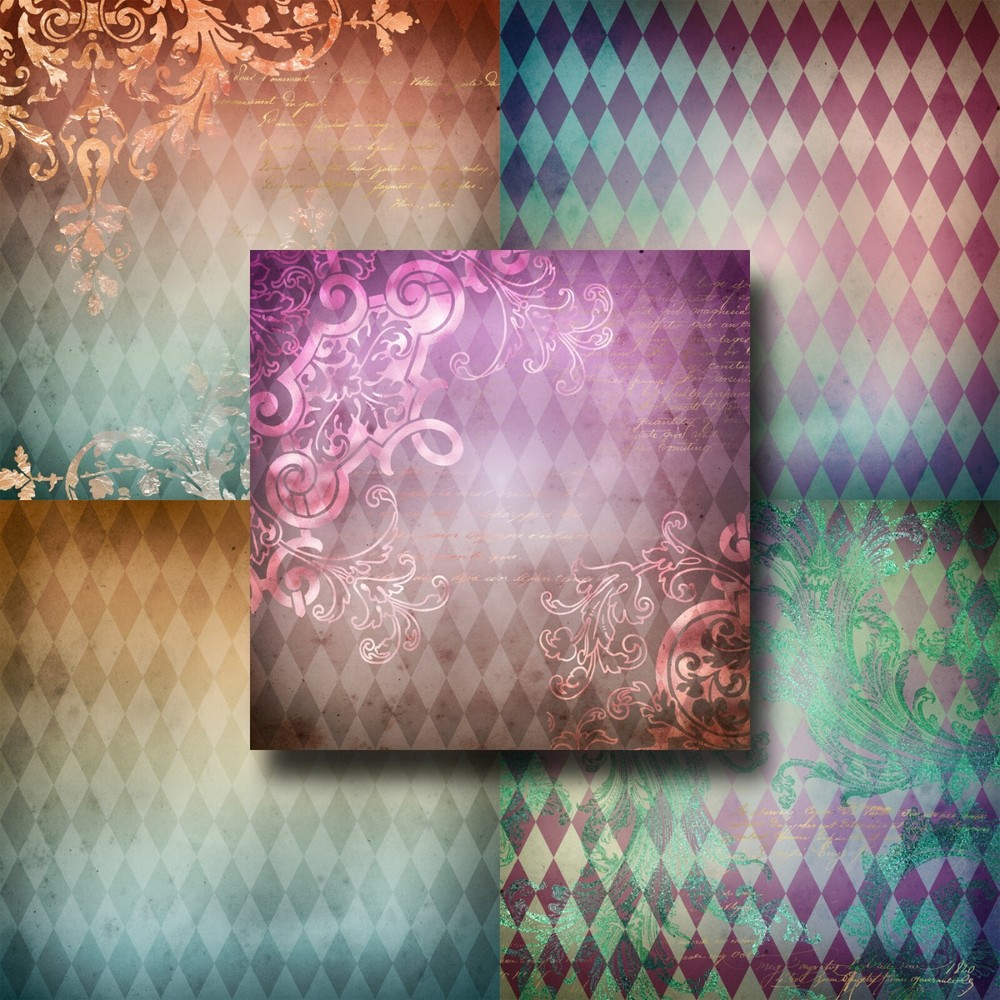 HARLEQUIN ALTERED ART - Paper Pack