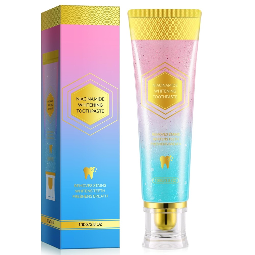 Niacinamide Whitening Toothpaste, Niacinamide Toothpaste, Effectively Whitens...