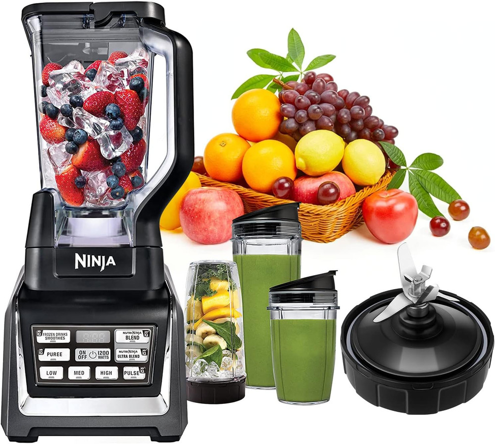 6 Pack Rubber Gaskets Replacement Seal 3.94 inch for Nutri Ninja Blender Replace