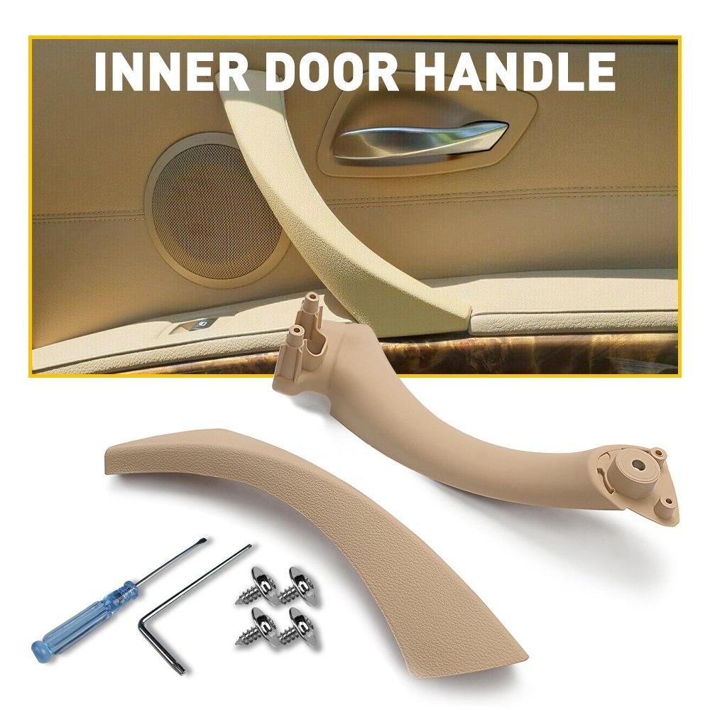 Beige Door Handle Interior Right Passenger For 2004-12 BMW E90 E91 E92 3-Series