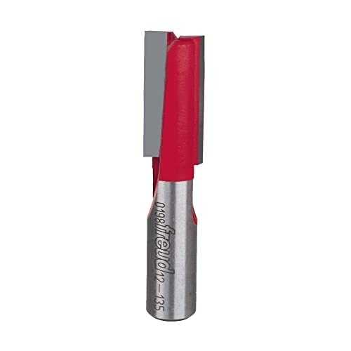 Freud 12-135 19/32" Diameter Double Flute Straight Bit (Eclipse Grind)