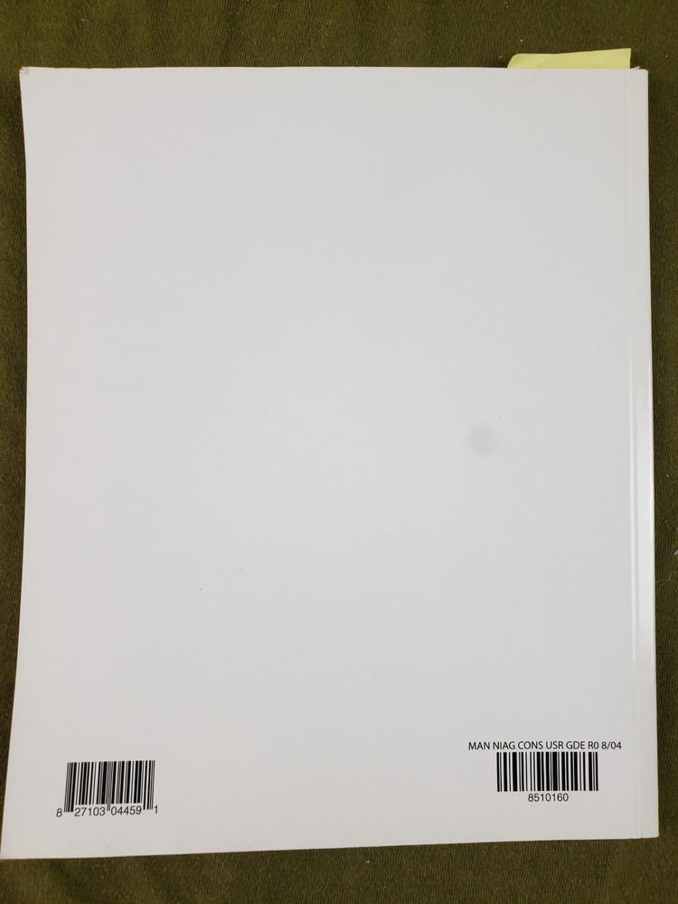Gateway Computer User guide Man NIAG Cons Usr Gde Ro 8/04. 8510160