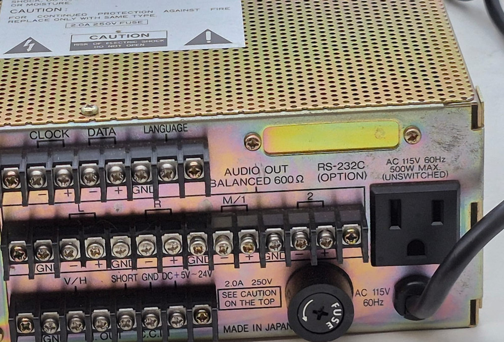 DX ANTENNA DIR-657 115V AC BROADCAST SATELLITE RECEIVER