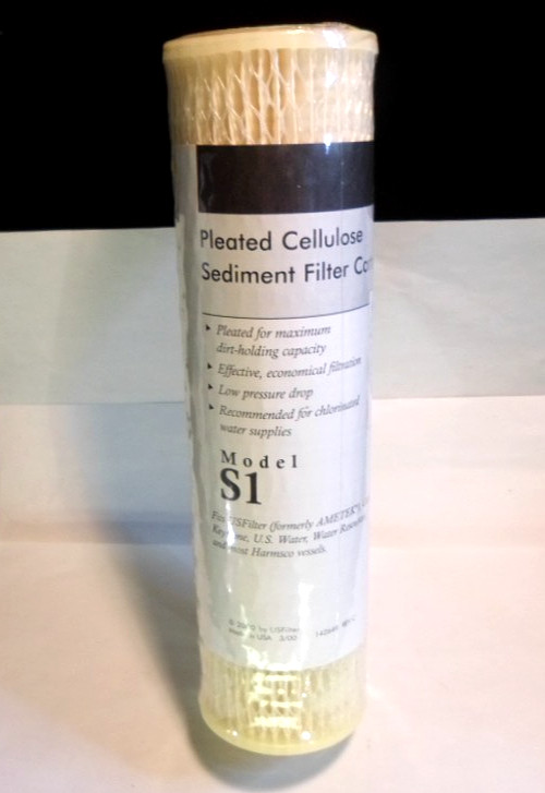 US FILTER S1 PLEATED CELLULOSE SEDIMENT WATER FILTER CARTRIDGE NEW SEALED