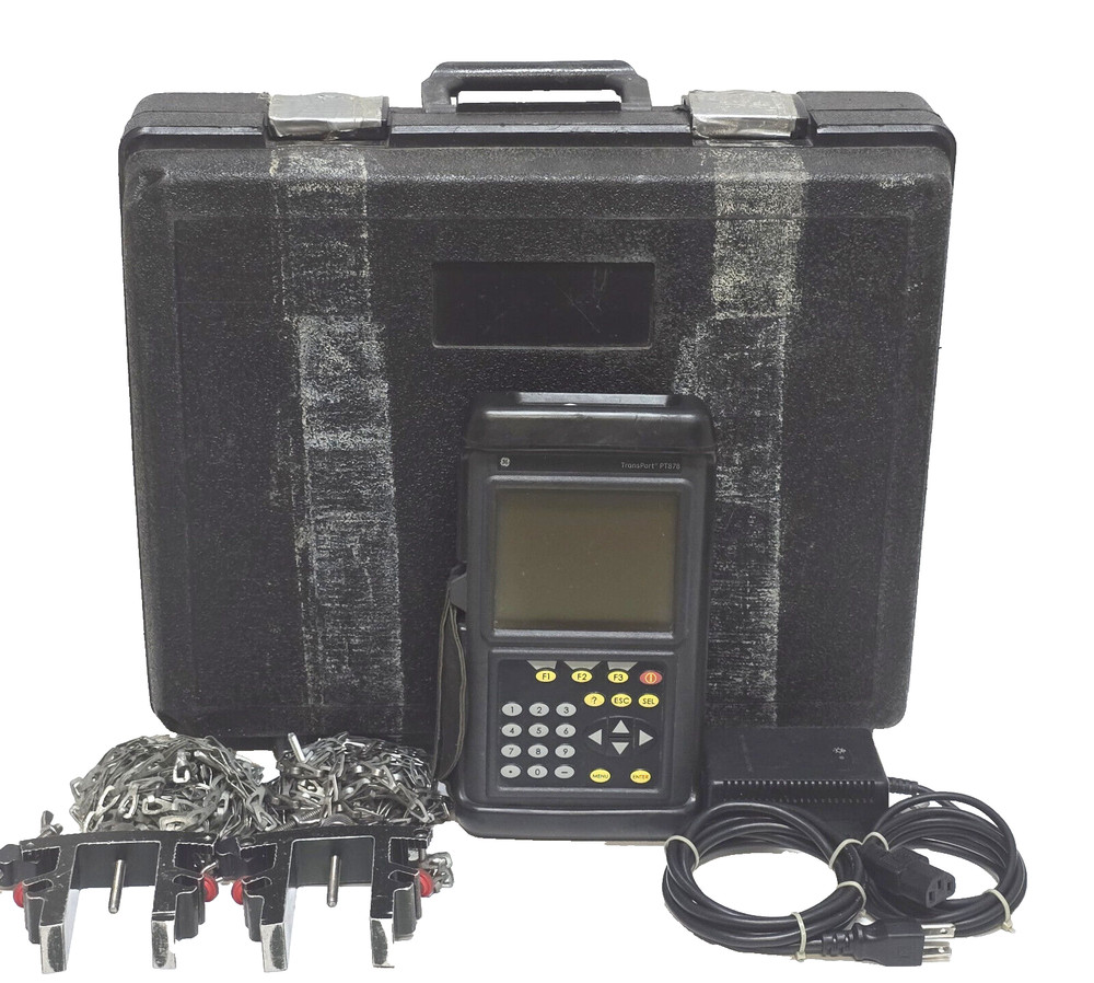 GE Panametrics PT878 Handheld Ultrasonic Flowmeter