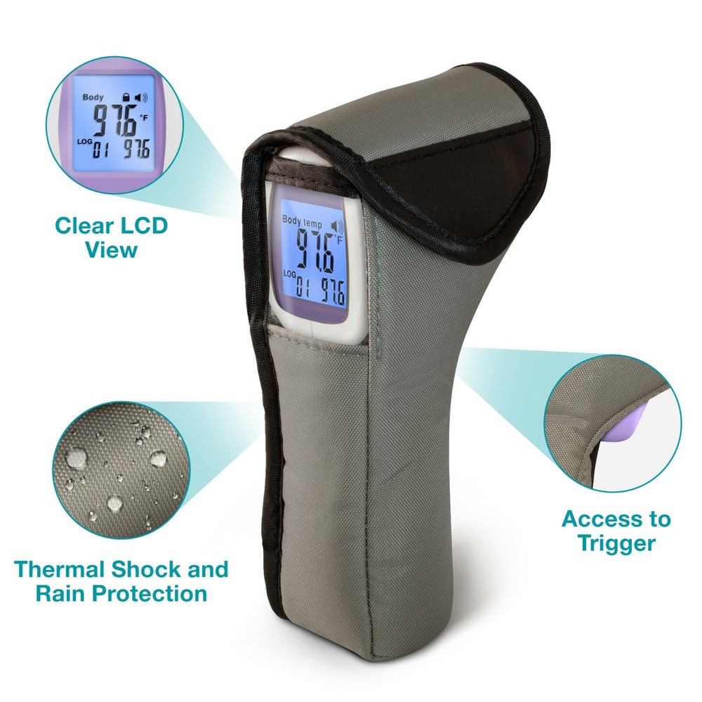 Infrared Non-Contact Forehead Thermometer with Utility Case